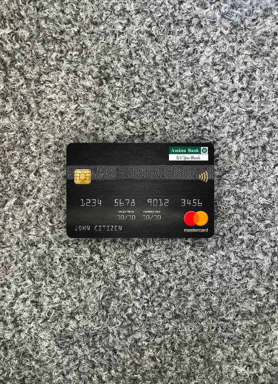 Download Sri Lanka Amana bank mastercard photolook front Photoshop template